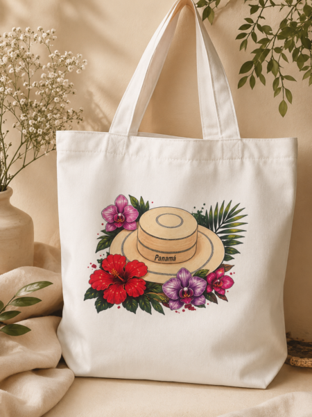 BOLSO SOMBRERO FLOR