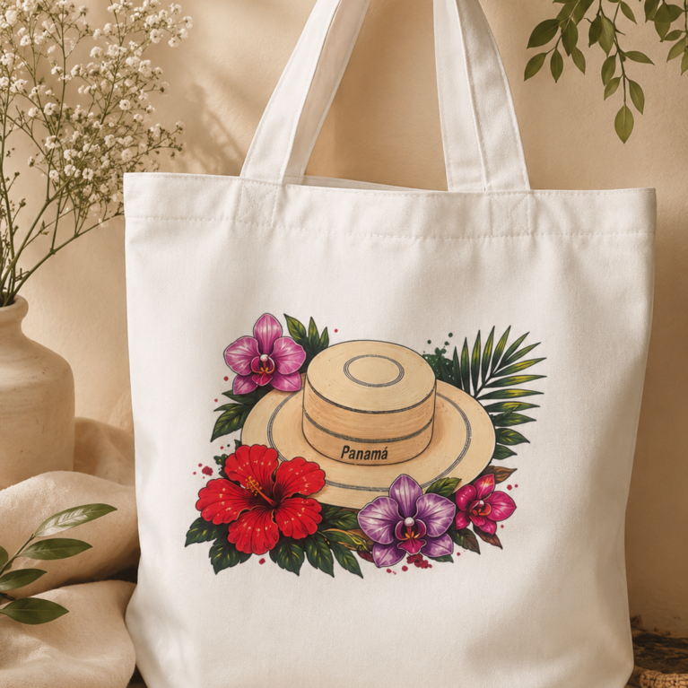 BOLSO SOMBRERO FLOR