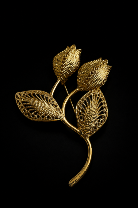 BROCHE DE TULIPANES